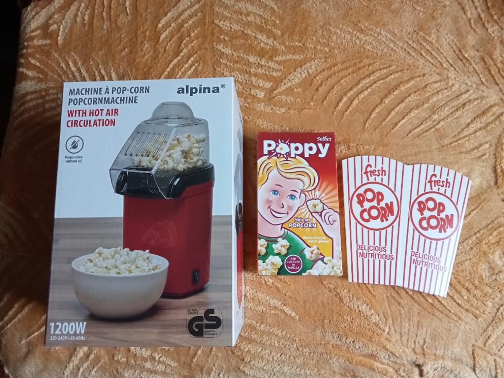 Pop corn machine (nieuw), Ophalen, Overige typen, Nieuw, Overige materialen