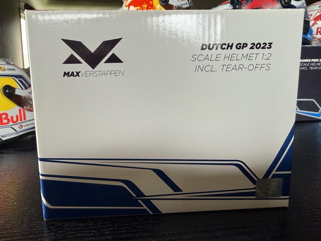 Max Verstappen helm Zandvoort 2023 (schaalmodel), Ophalen, Zo goed als nieuw, Formule 1