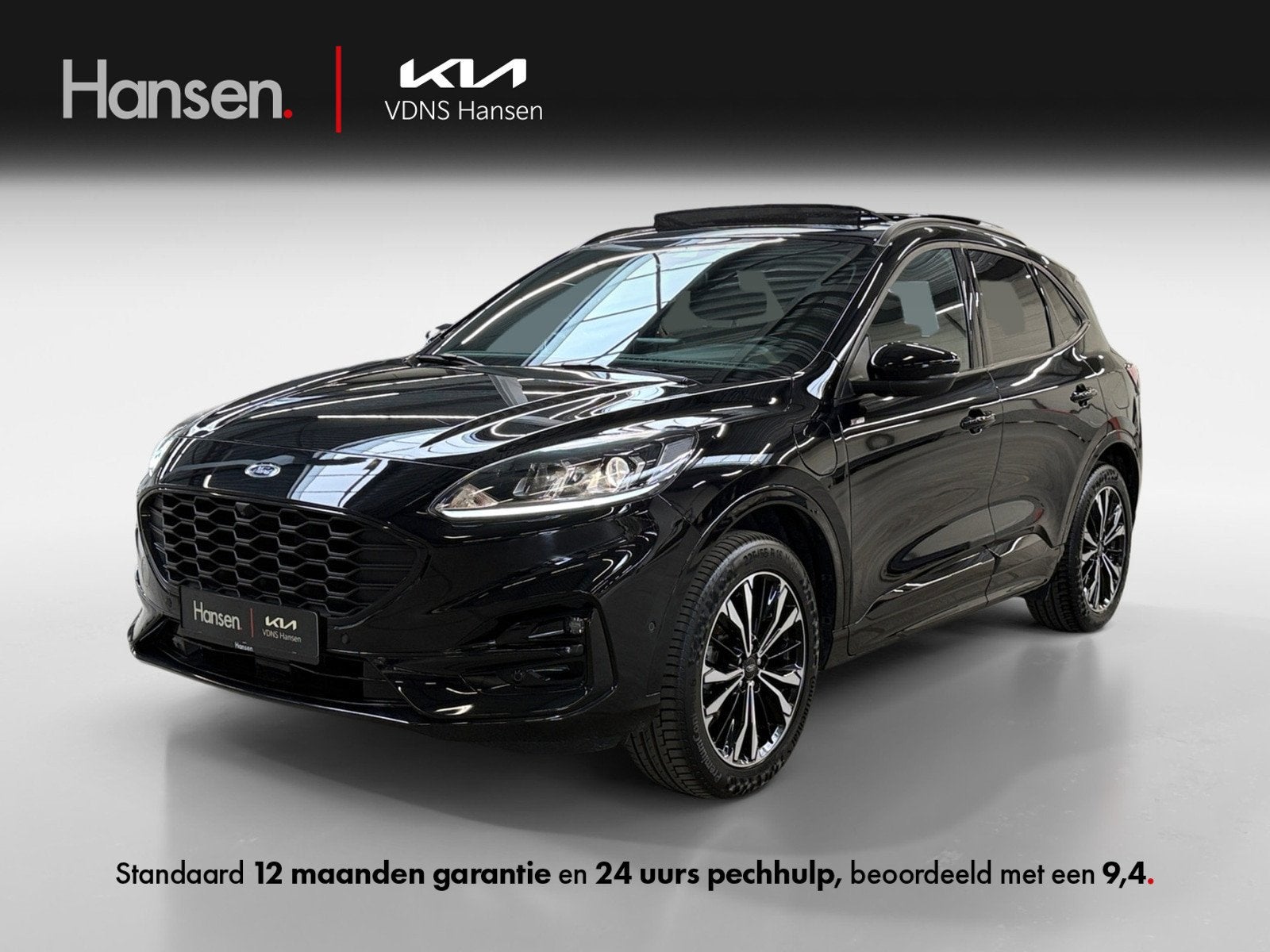 Ford Kuga 2.5 PHEV ST-Line I Panoramadak I 19 Inch I Adaptiv, Gebruikt, Euro 6, 4 cilinders, Zwart