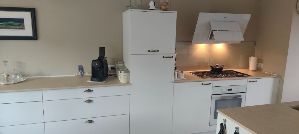 Mooie keuken met Miele apparatuur, Ophalen, Gebruikt, Wit, Overige typen