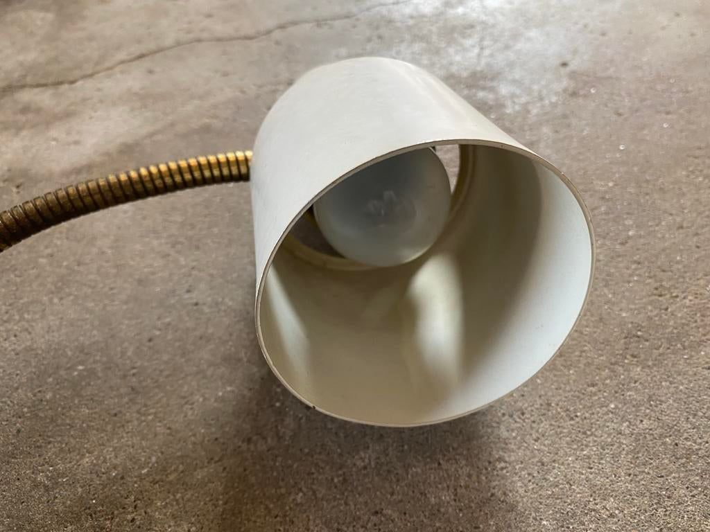 Hala Zeist wit metalen klemspot , jaren 60, Ophalen of Verzenden, Huis en Inrichting