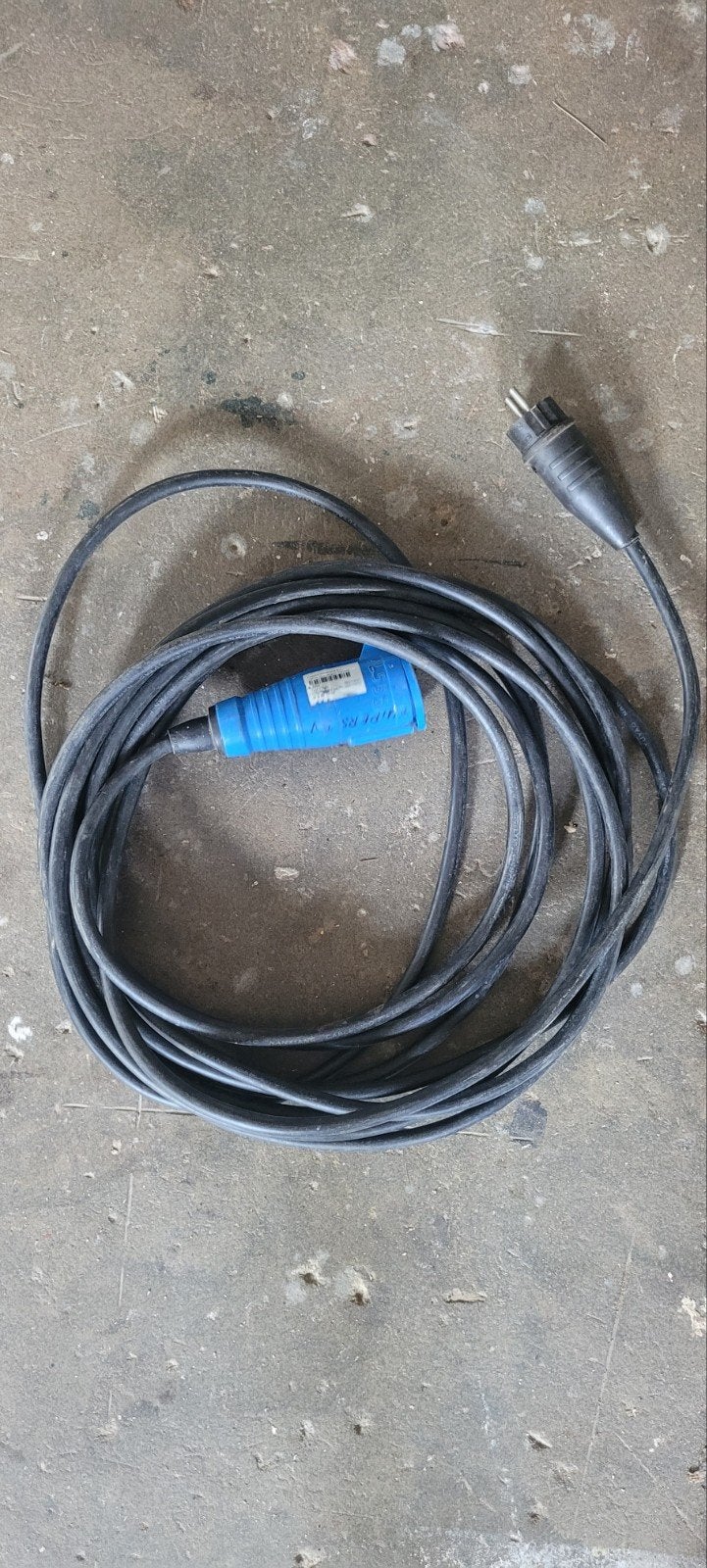 Verlengsnoer met CEE stekker - 230V 16A, Ophalen of Verzenden, Gebruikt, Overige merken, Kabel of Snoer