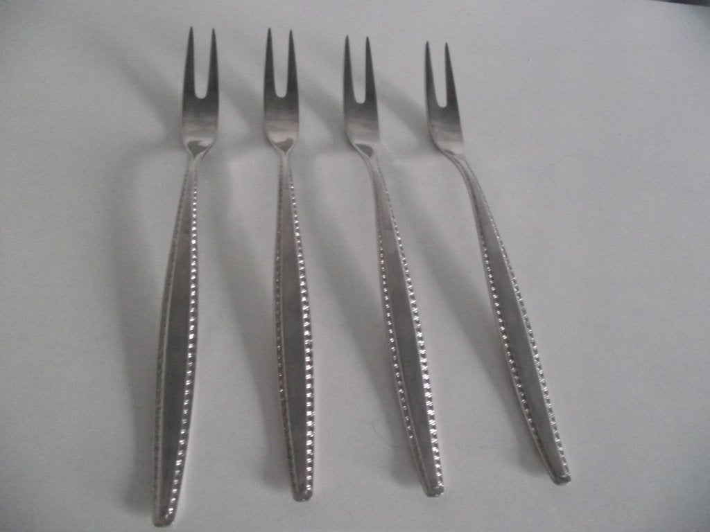 4 RVS mooi design dienvork 19 cm Wirths Solingen Germany p s, Ophalen of Verzenden
