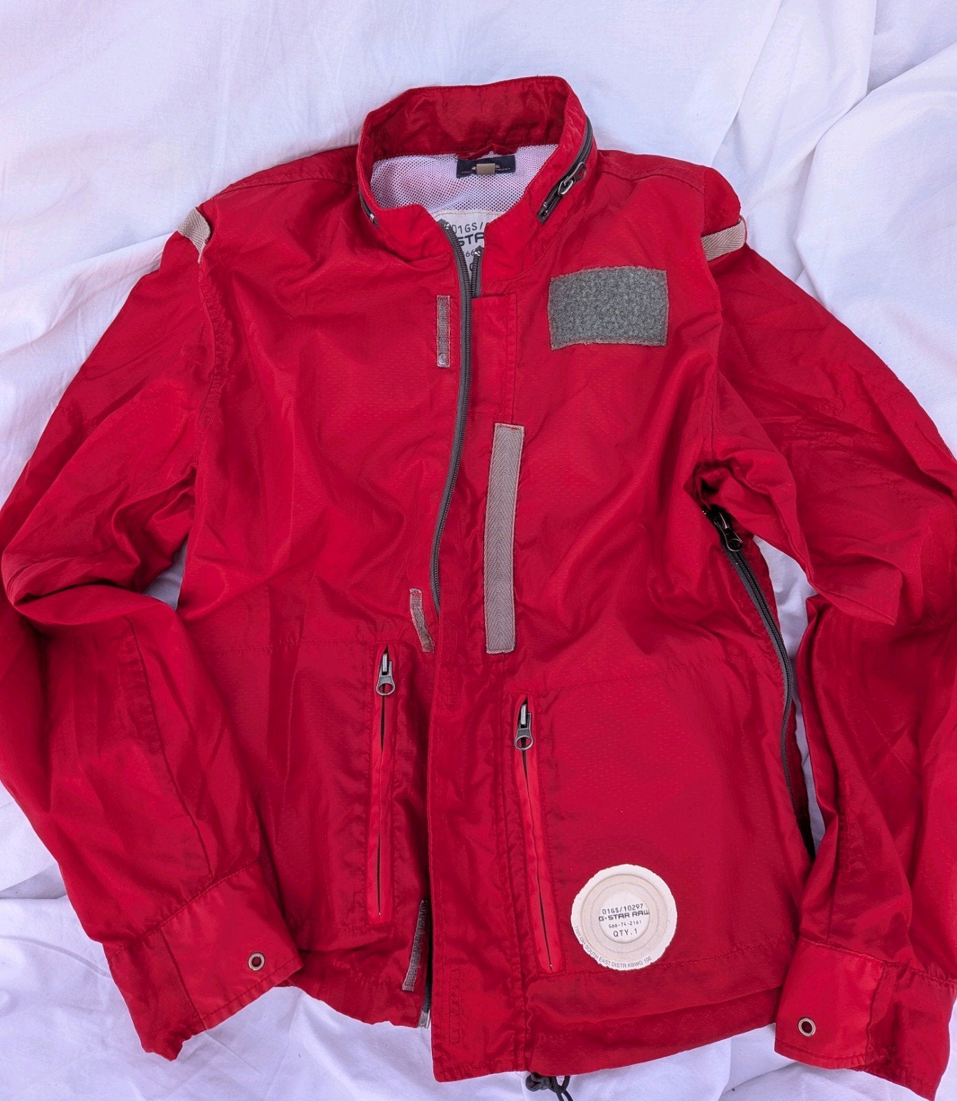 G-Star Raw Archive Cyberpunk Techwear Jas - Helder Rood, Maat 38/40 (M), Ophalen of Verzenden, Rood, G-STAR RAW