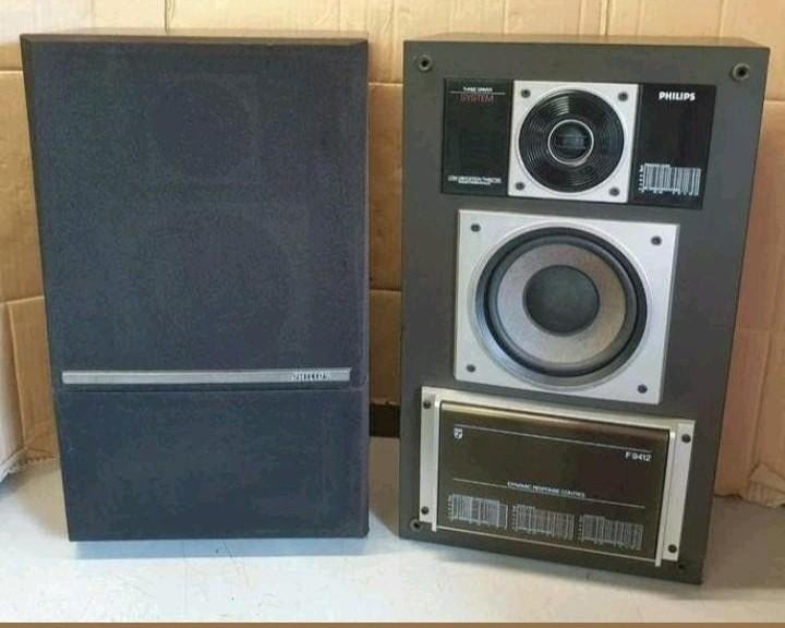 Philips F9412 3weg luidsprekers 90 watt vintage 1982-83, Audio, Tv en Foto, Ophalen of Verzenden, Philips