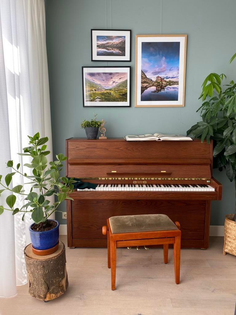 Perzina piano YP 7784792, Muziek en Instrumenten, Piano's, Ophalen, Gebruikt, Bruin, Piano