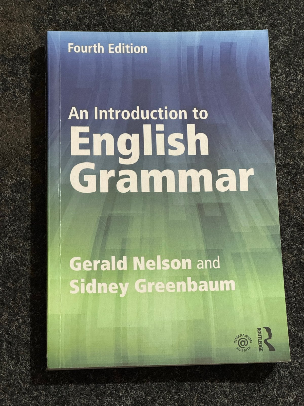 An Introduction to English Grammar - Gerald Nelson Greenbaum, Ophalen of Verzenden, Gelezen, Non-fictie