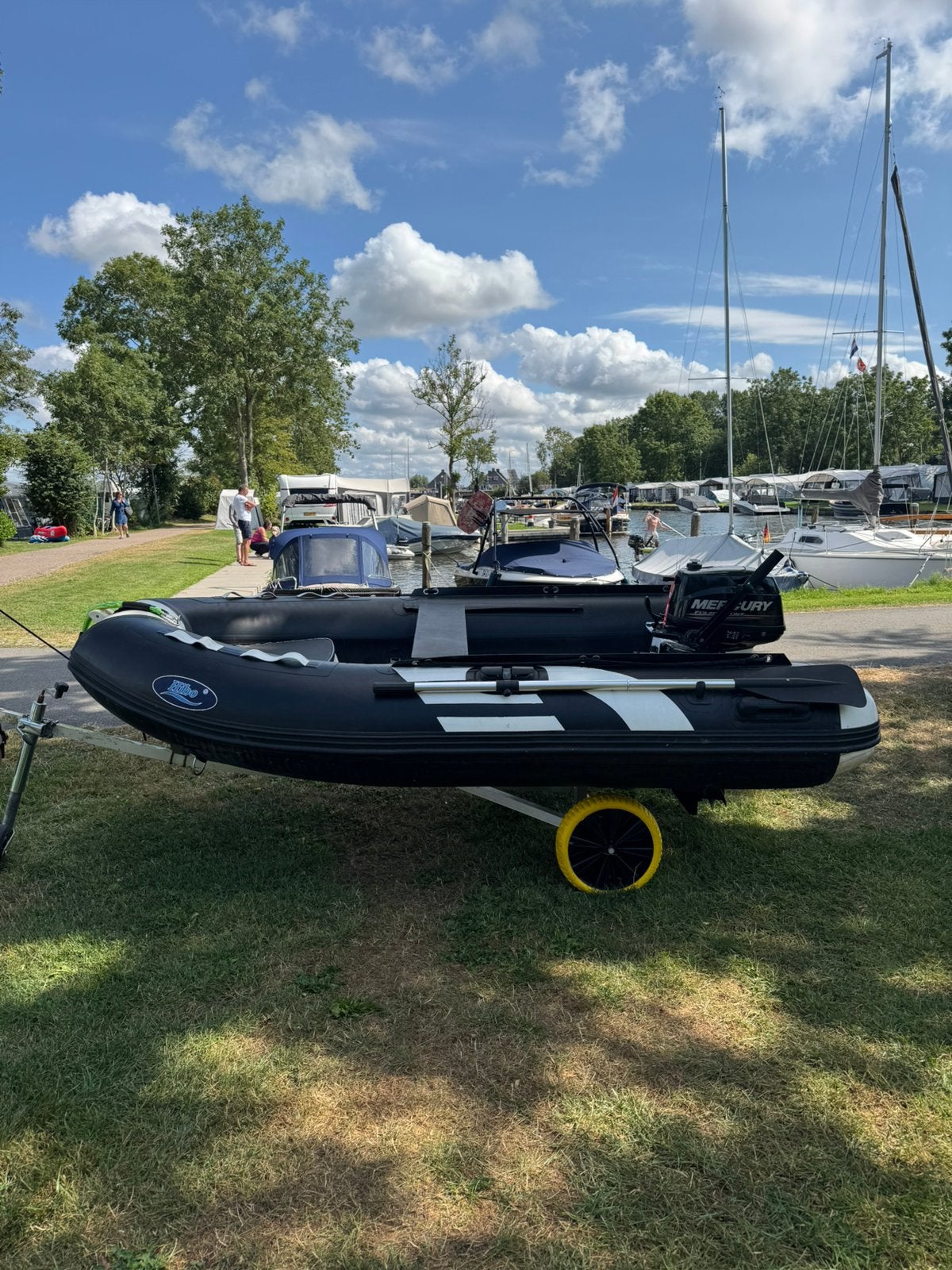 Hibo pro rib 270, 6pk mercury, Watersport en Boten, Ophalen, PVC, Zo goed als nieuw, Hibo