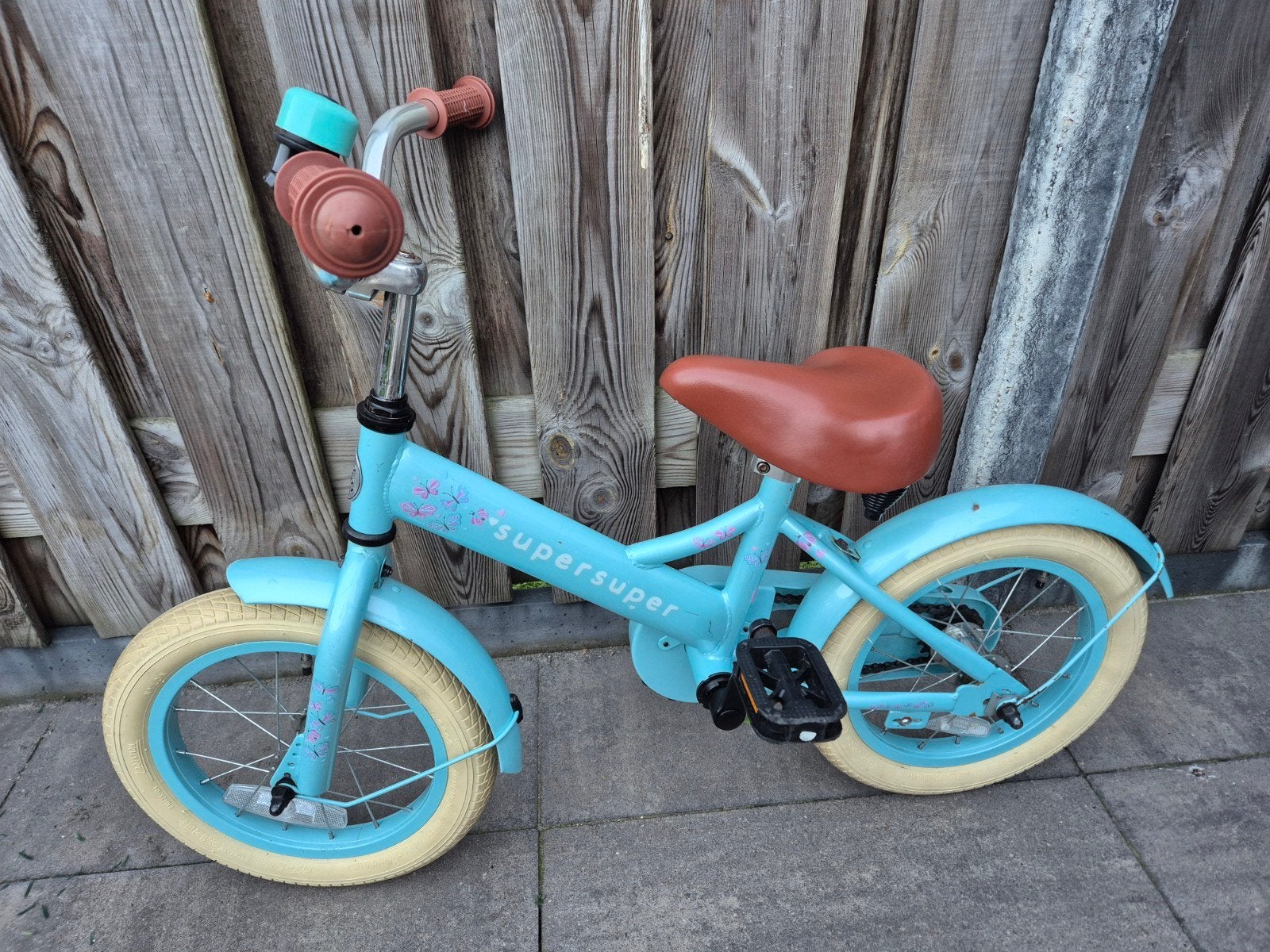Kinderfiets 14 inch - Supersuper, Ophalen, Gebruikt, Minder dan 16 inch, Supersuper