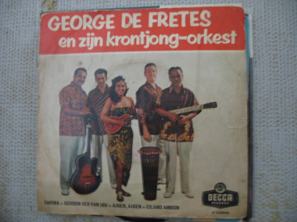 Single-Sale; George de Fretes - Sarina (+3), Cd's en Dvd's, Gebruikt, Wereldmuziek, 7 inch, Ophalen of Verzenden