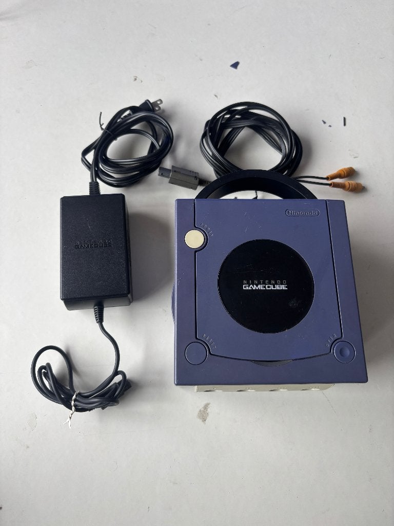 Nintendo Gamecube Indigo Japans, Verzenden, Gebruikt, Paars, Zonder controller