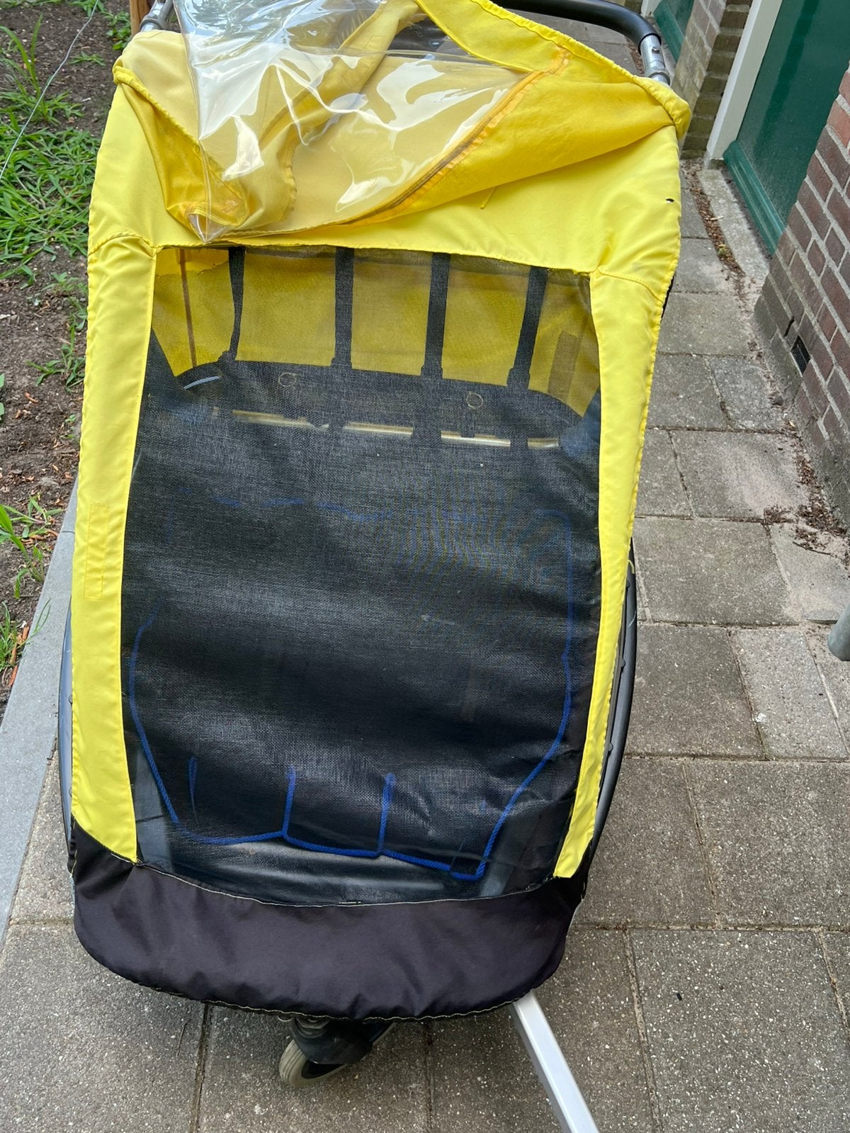 2-persoons fietskar nette staat, Fietsen en Brommers, Ophalen, Gebruikt, Kinderkar