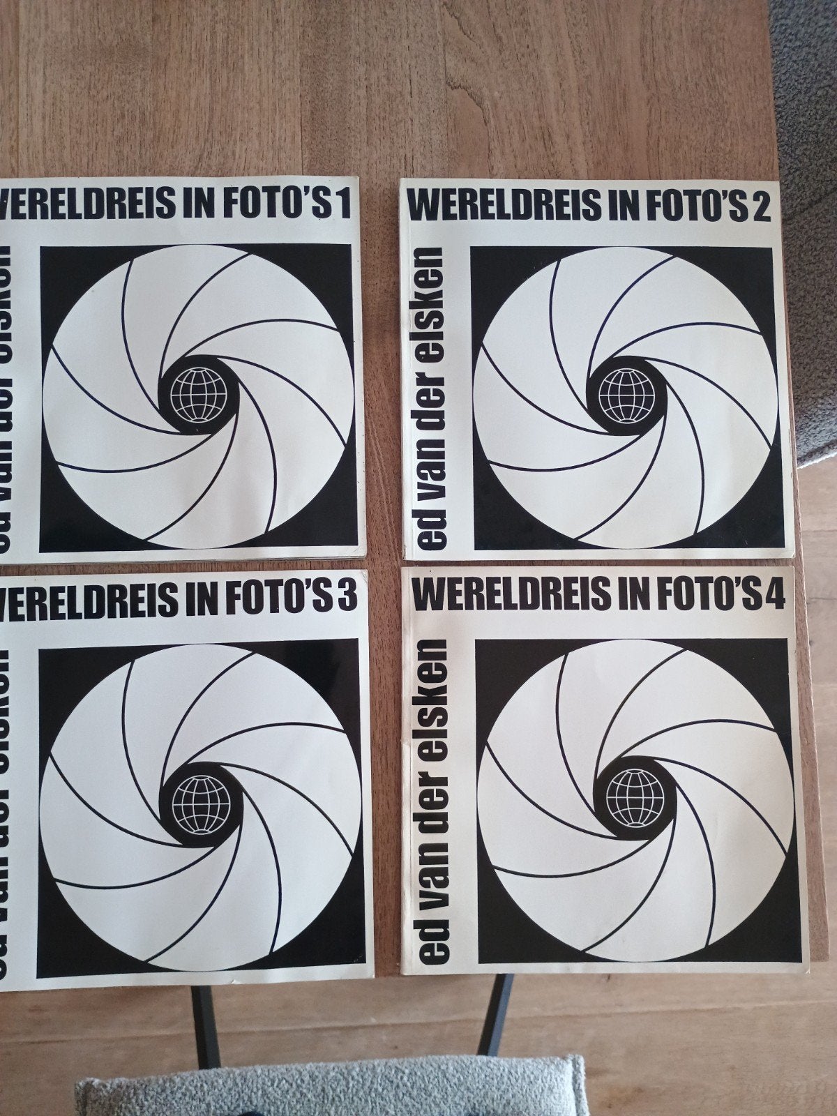 Ed van der Elsken - Wereldreis in Foto's 1-4 - Complete set, Ophalen of Verzenden, Gelezen, Fotografie algemeen, Ed van der Elsken