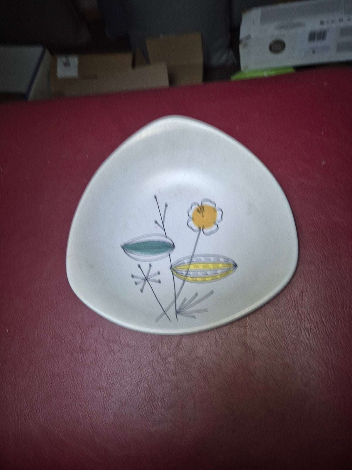 Vintage Schaal Palma Flora Gouda Holland - Retro Design, Antiek en Kunst, Antiek | Schalen, Ophalen of Verzenden