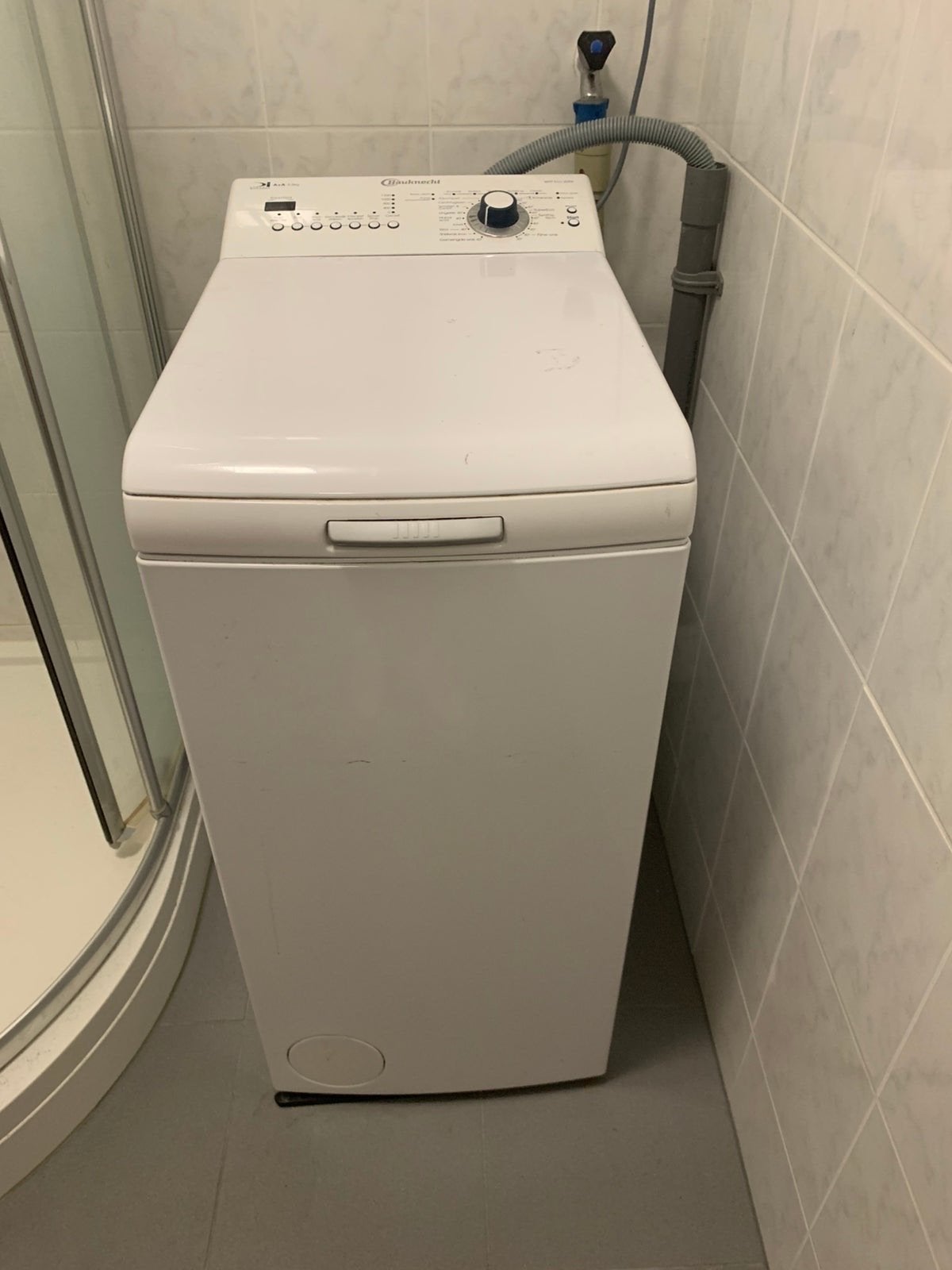 Bauknecht WAT Eco 2255 bovenlader wasmachine (1200 tpm), Gebruikt, Bovenlader, Ophalen of Verzenden, 90 tot 95 cm