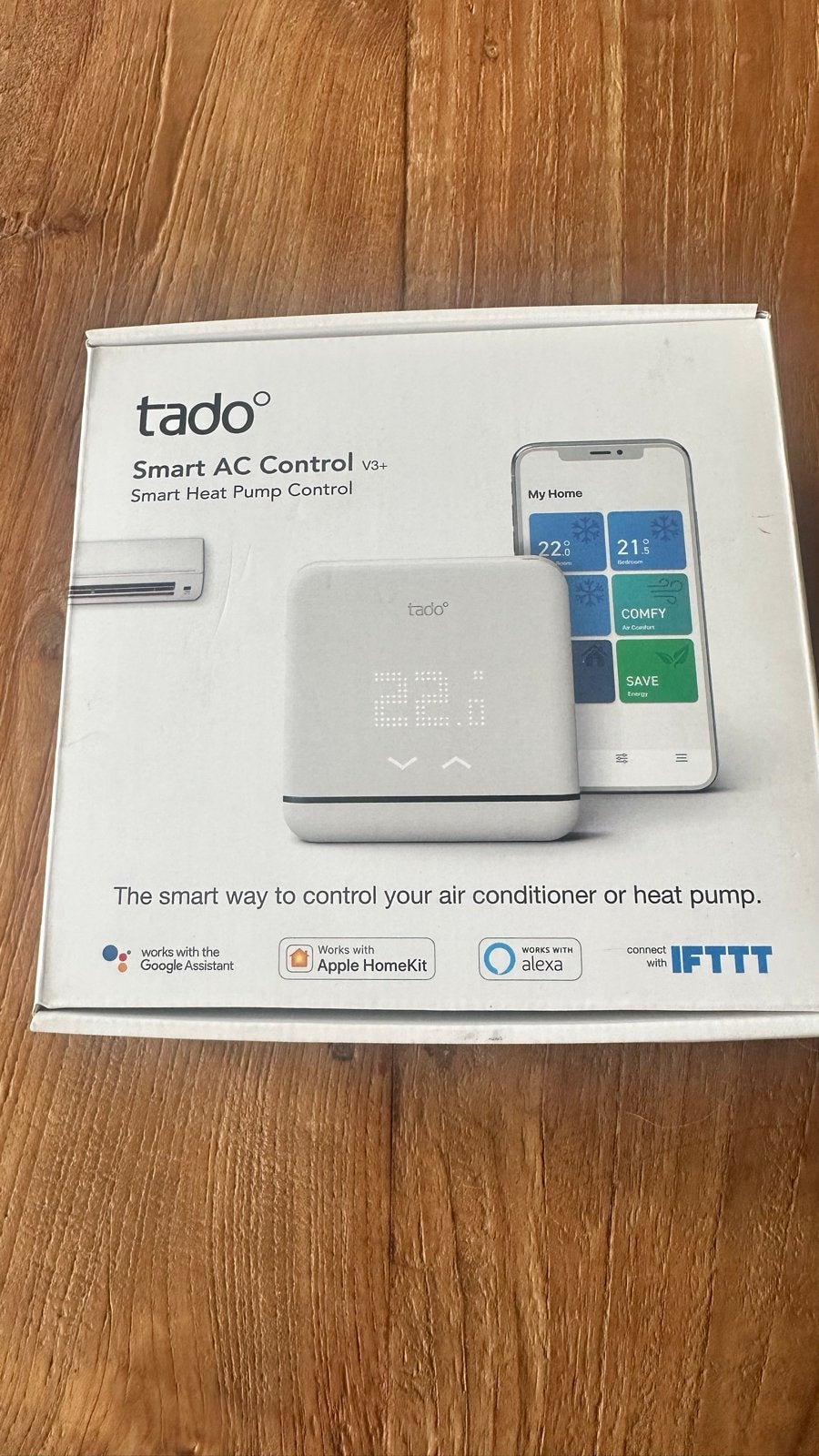 Tado Smart AC Control V3+ - Slimme Airco Bediening, Minder dan 60 m³, Nieuw, 3 snelheden of meer, Ophalen of Verzenden