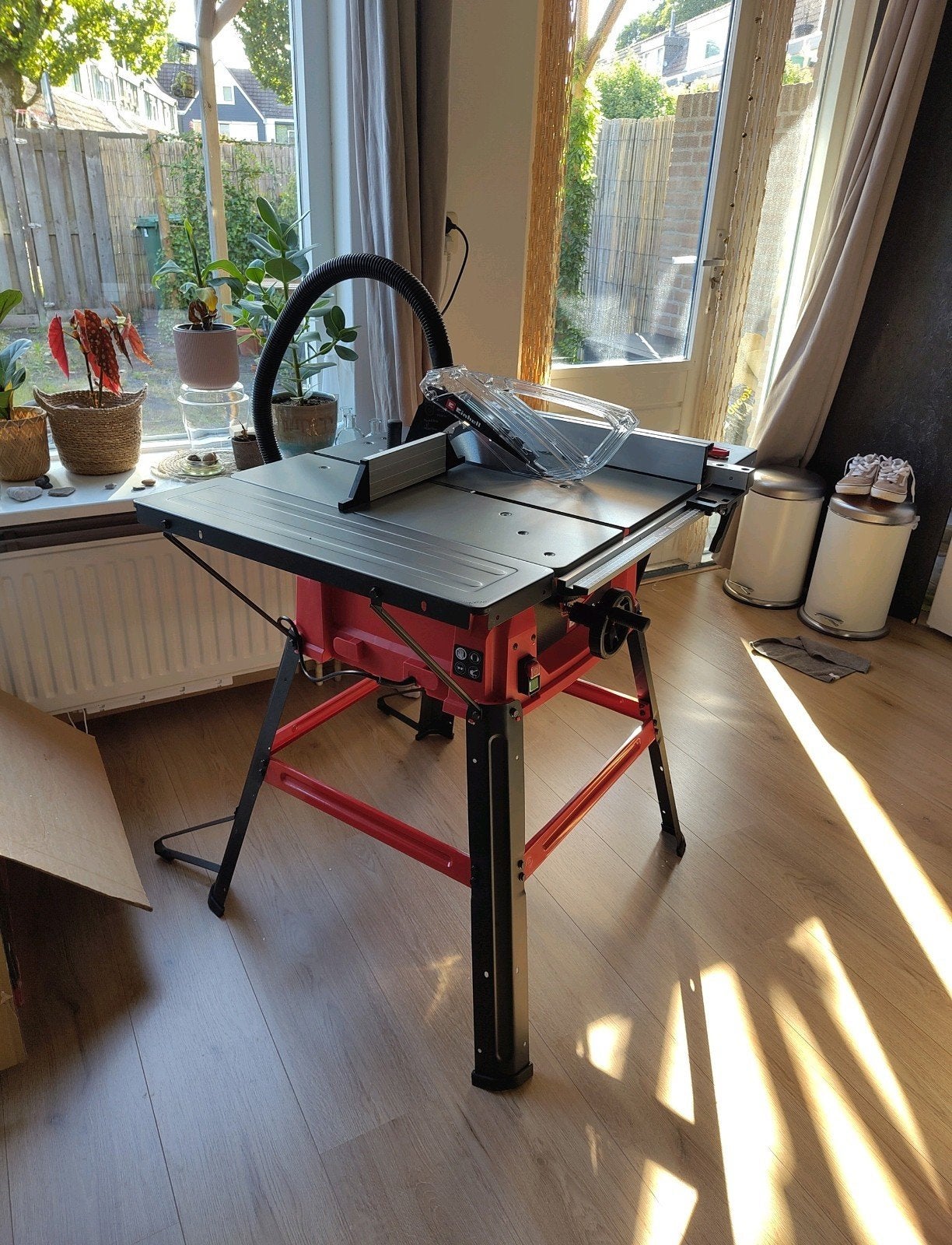Tafel cirkelzaag, Doe-het-zelf en Verbouw, Gereedschap | Zaagmachines, Ophalen, Cirkelzaag, 70 mm of meer, Zo goed als nieuw