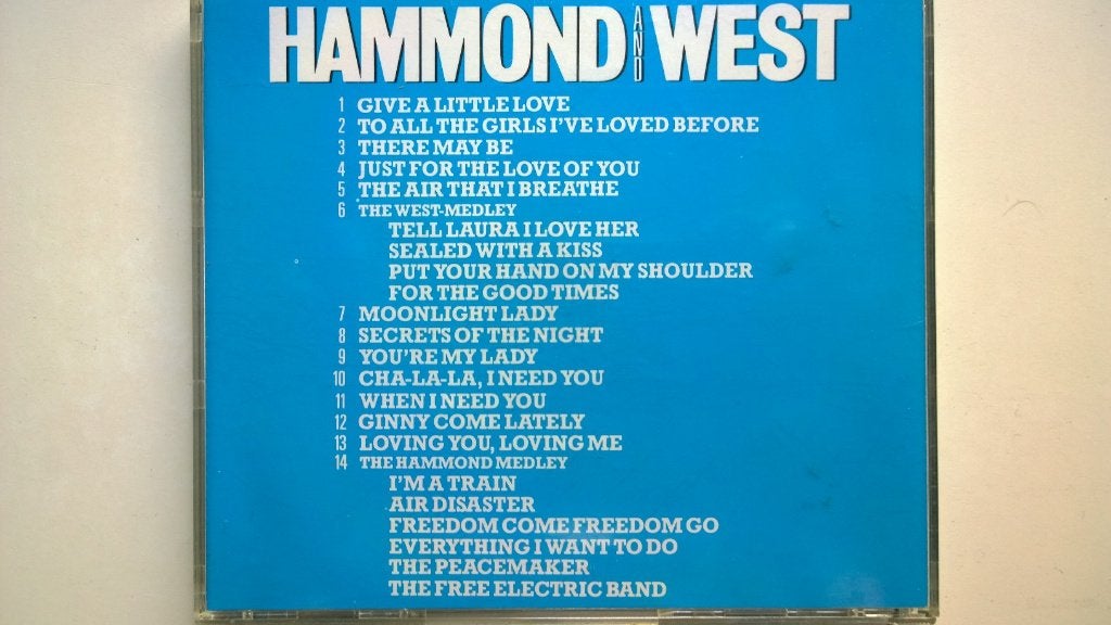 Hammond And West - Hammond And West, Ophalen of Verzenden, Zo goed als nieuw, Pop, Album