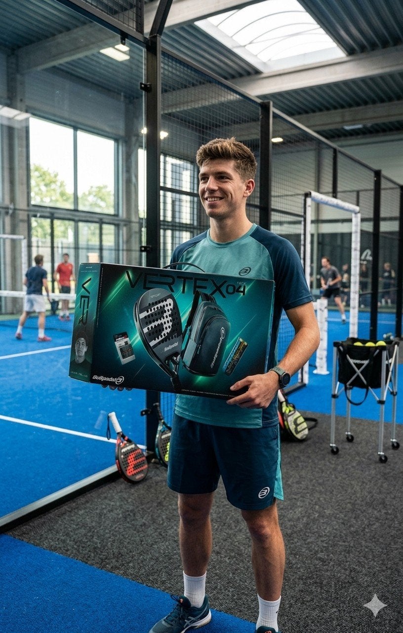 Nieuwe Bullpadel Vertex 04 Comfort Pack, Sport en Fitness, Padel, Ophalen, Nieuw, Padelracket