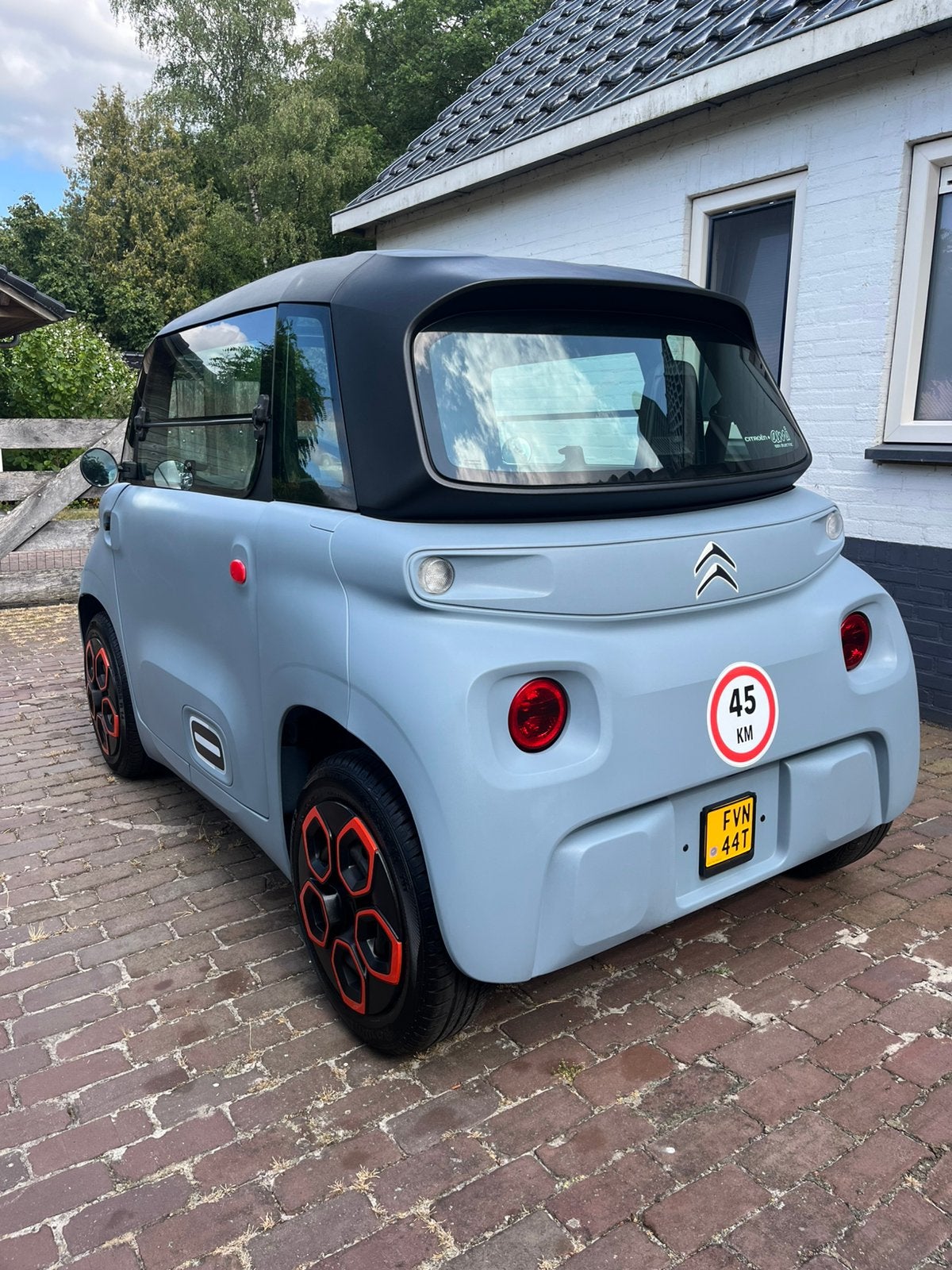Citroën Ami - 2021 - nieuwstaat! - 100% elektrisch - 375KM, Diversen, Brommobielen en Scootmobielen, Zo goed als nieuw, 16 km/u of meer