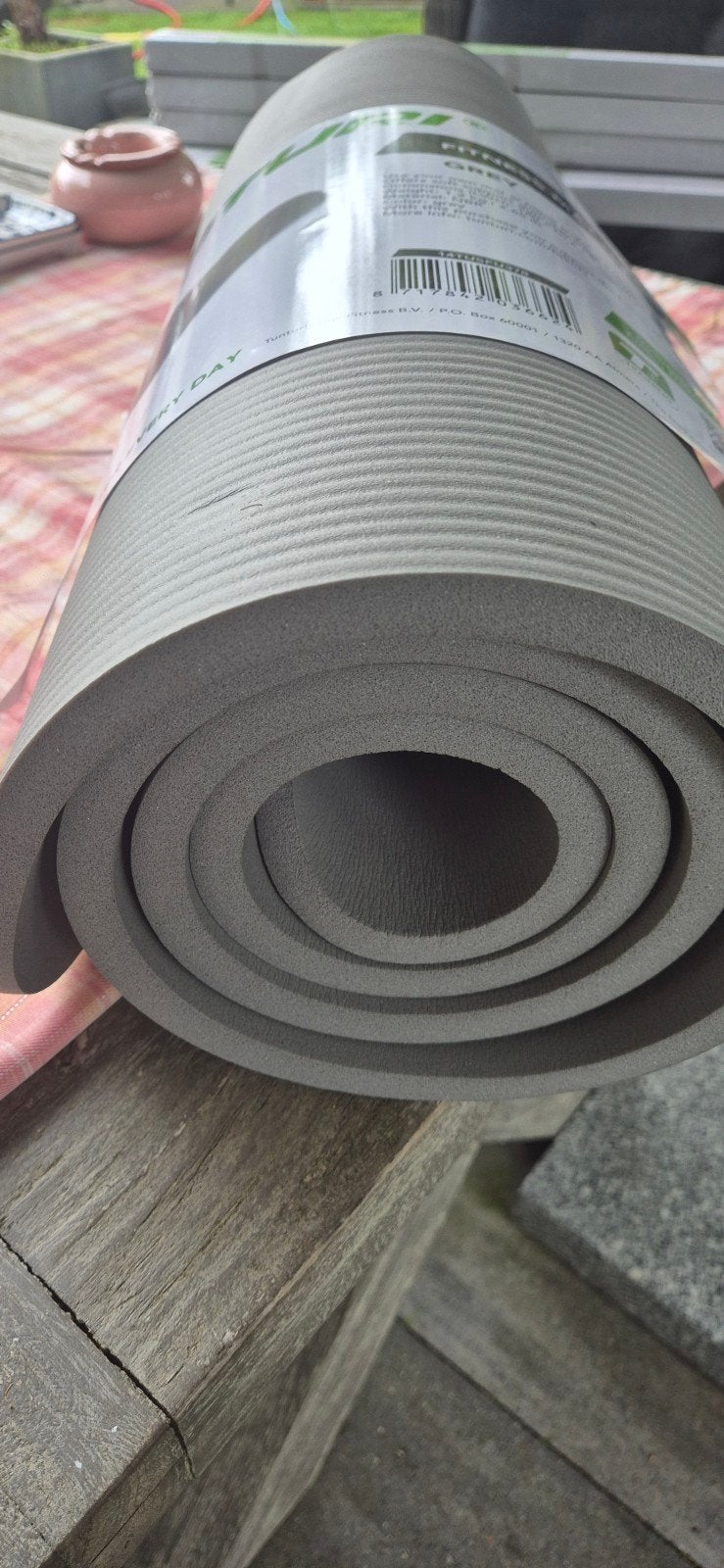 Nieuwe Tunturi Fitness Mat NBR Grijs - Dikke Yogamat, Ophalen