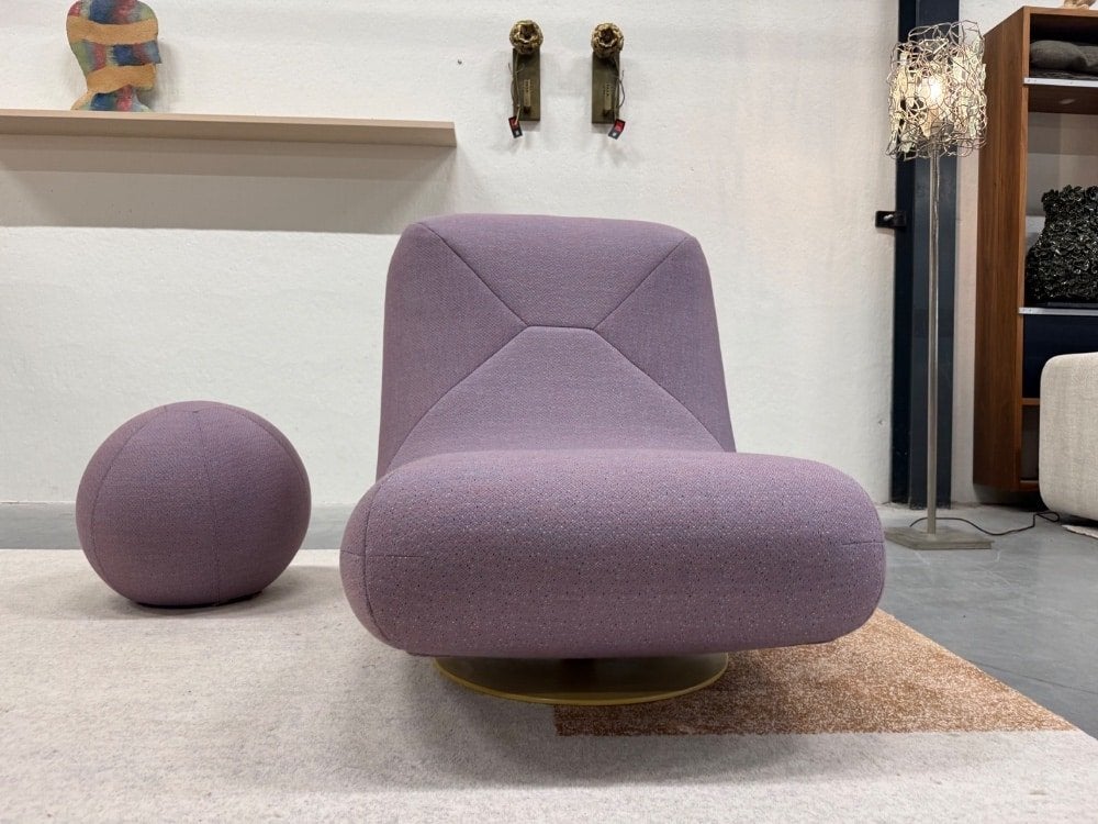 Showmodel Label van den Berg Bean Draai Fauteuil Stoel, 100 tot 125 cm, Nieuw, Ophalen of Verzenden, Label