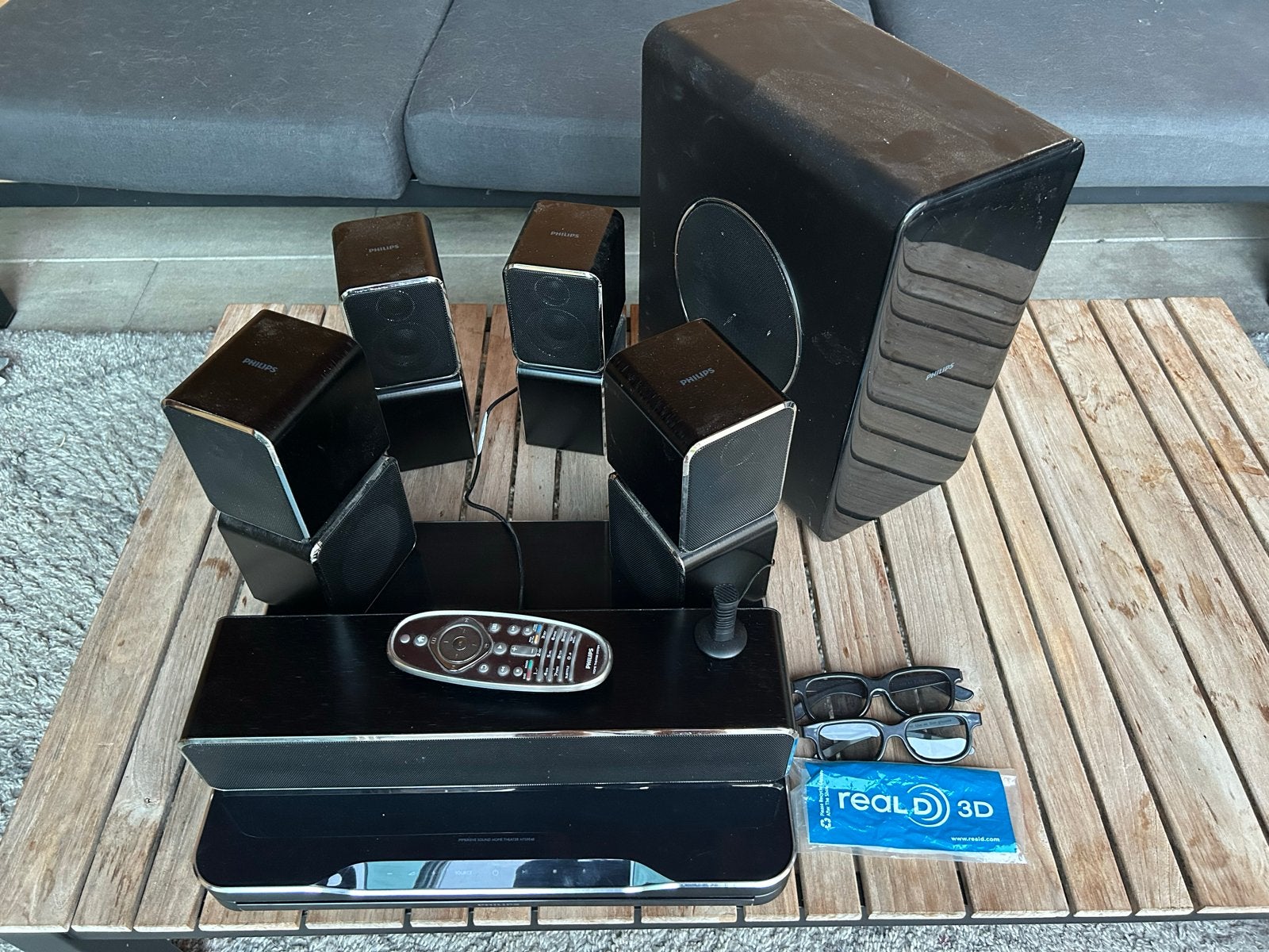 Philips Immersive Sound Home Theater HTS9540, Audio, Tv en Foto, Home Cinema-sets, Ophalen, Philips, Gebruikt, 70 watt of meer