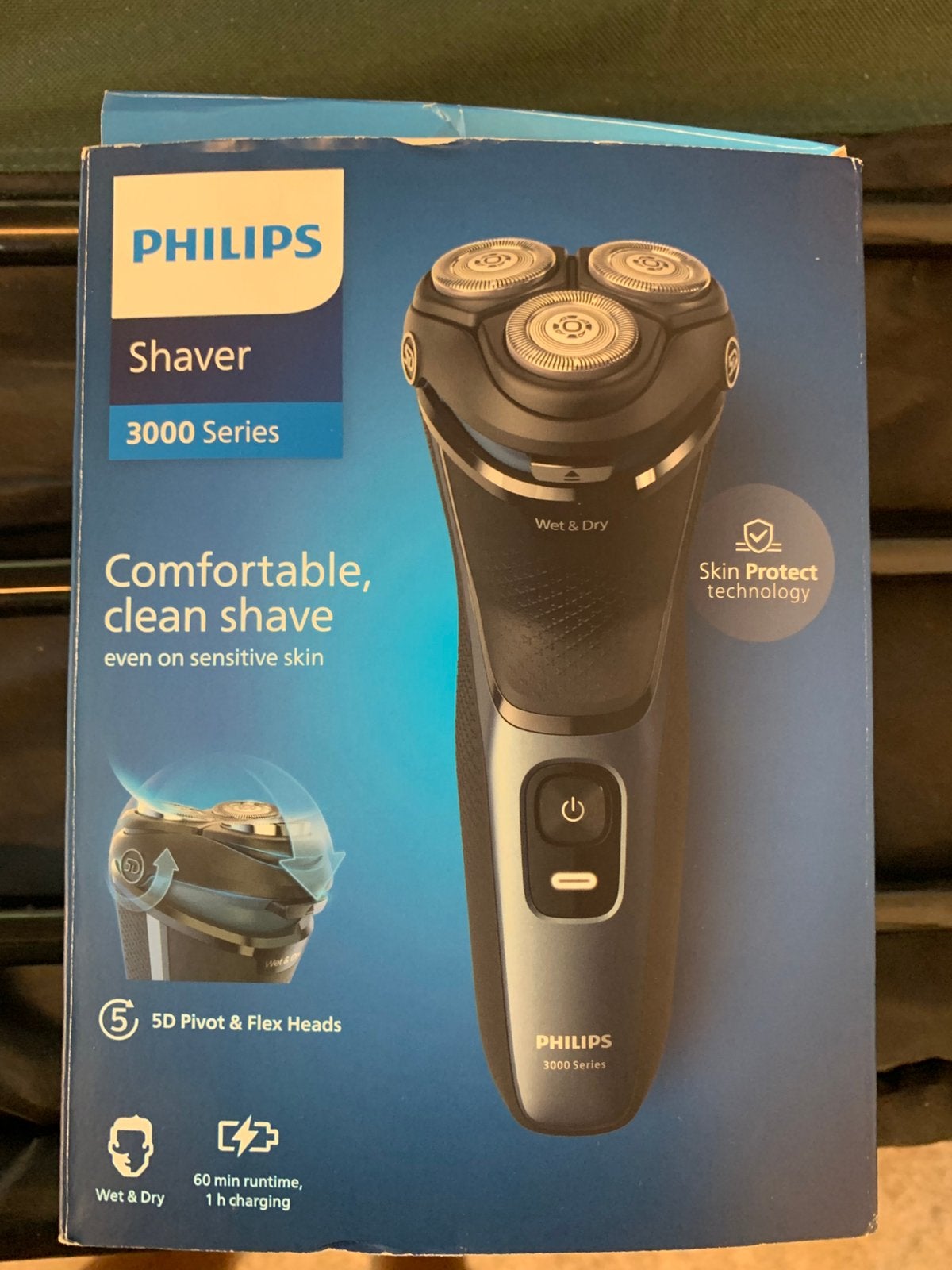 Philips Shaver 3000 Series elektrisch scheerapparaat voor, Ophalen of Verzenden, Zo goed als nieuw, Scheren en Epileren