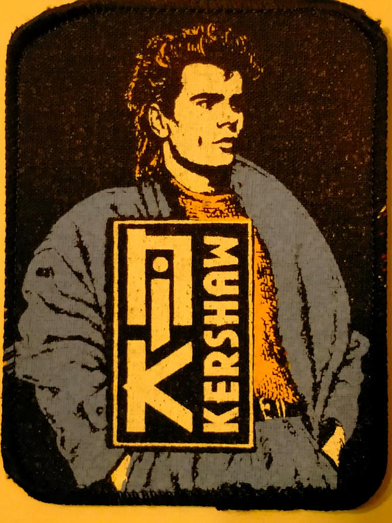 Nik Kershaw muziek patch kledingembleem vintage embleem, Verzamelen, Verzenden, Nieuw, Kleding