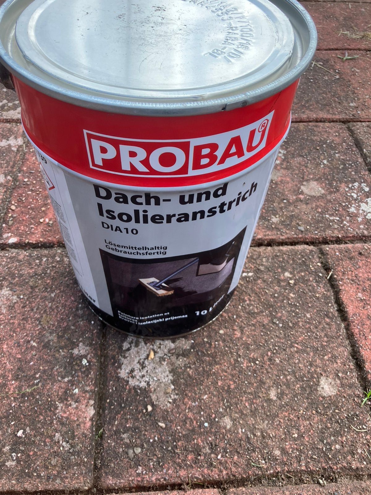 Strijk en rolbare bitumen, Ophalen, Overige materialen, Zwart, Nieuw