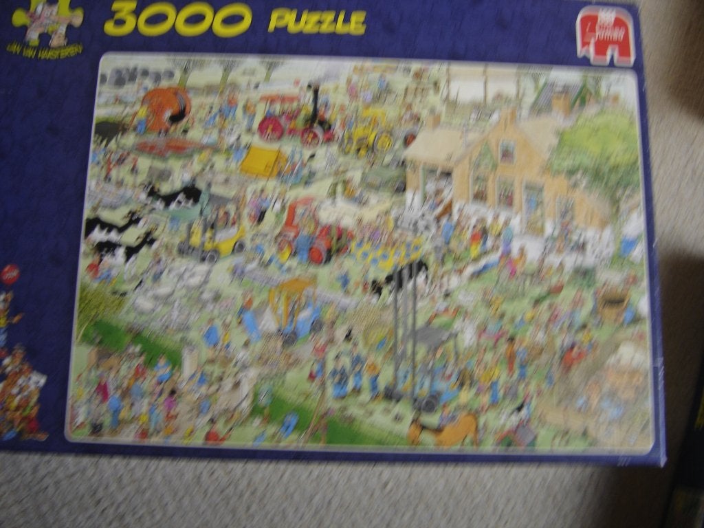 jan van haasteren puzzel 3000, Ophalen, Meer dan 1500 stukjes, Gebruikt