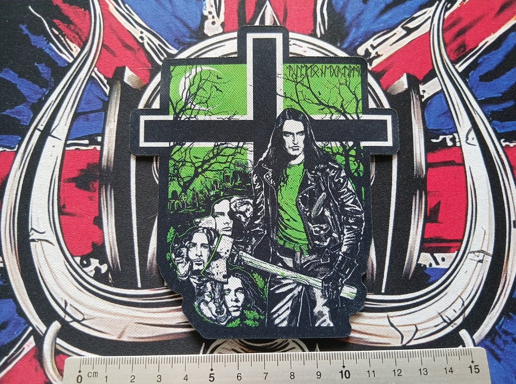 Type O Negative zeer mooie Peter Steele with axe patch t29, Ophalen of Verzenden, Nieuw, Kleding