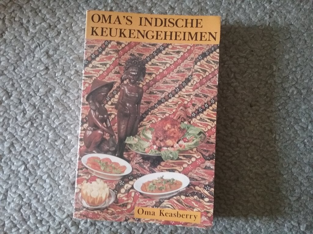 Oma's Indische Keukengeheimen / Oma Keasberry (ca.1975), Boeken, Gelezen, Azië en Oosters, Ophalen of Verzenden, Overige typen