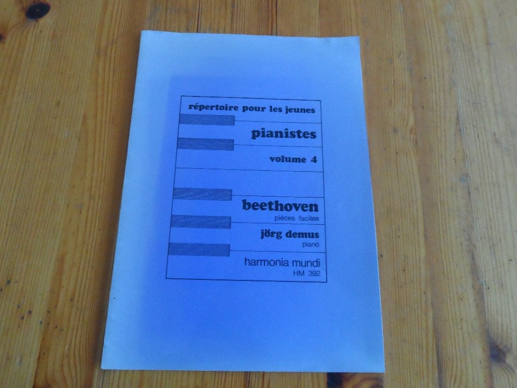 Beethoven - repertoire pour les jeunes pianistes, Gebruikt, Klassiek, Ophalen of Verzenden, Artiest of Componist