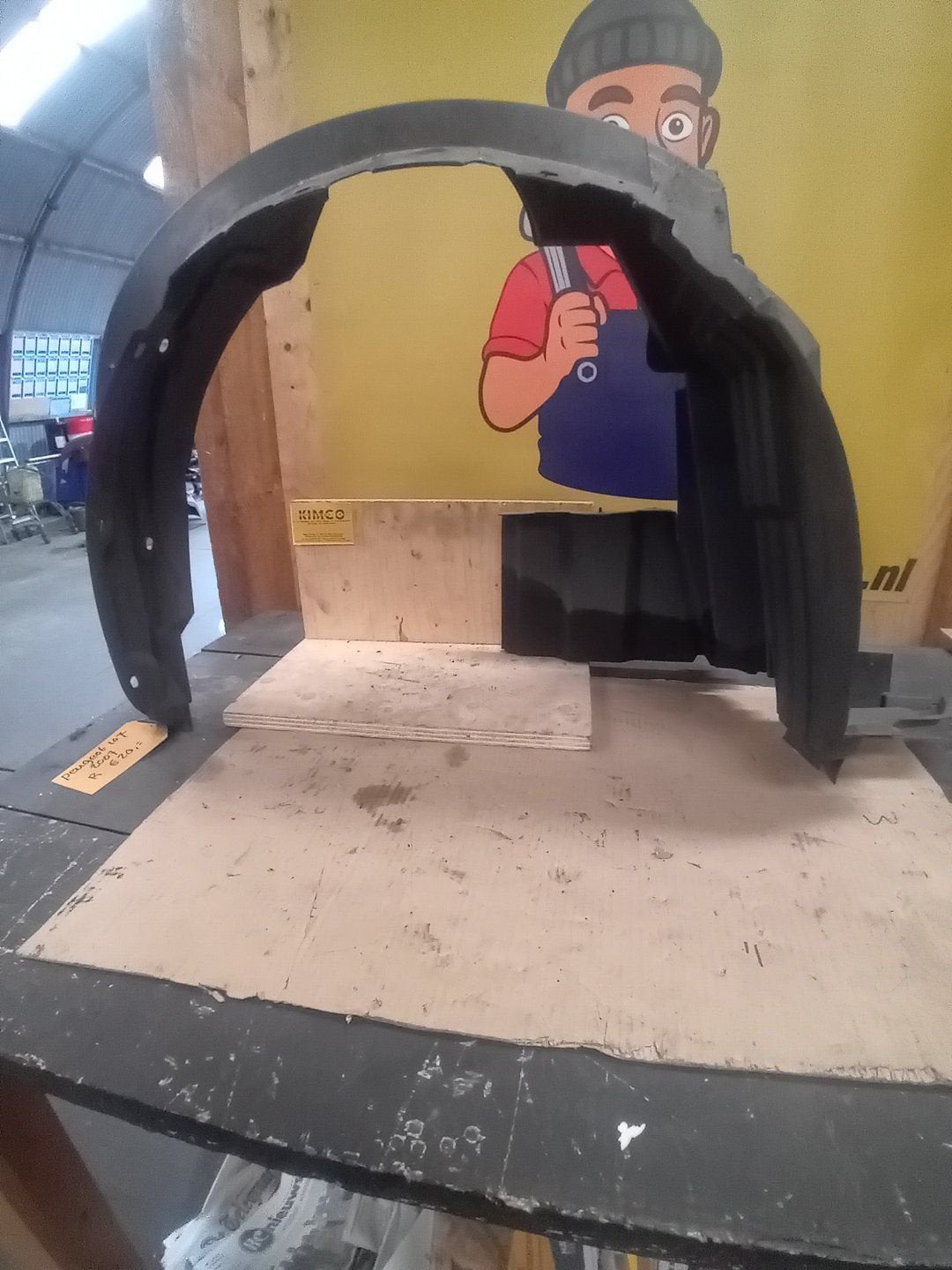 Rechter modderkuip Peugeot 107 bj.2007, Auto-onderdelen, Ophalen, Gebruikt, -, Voor