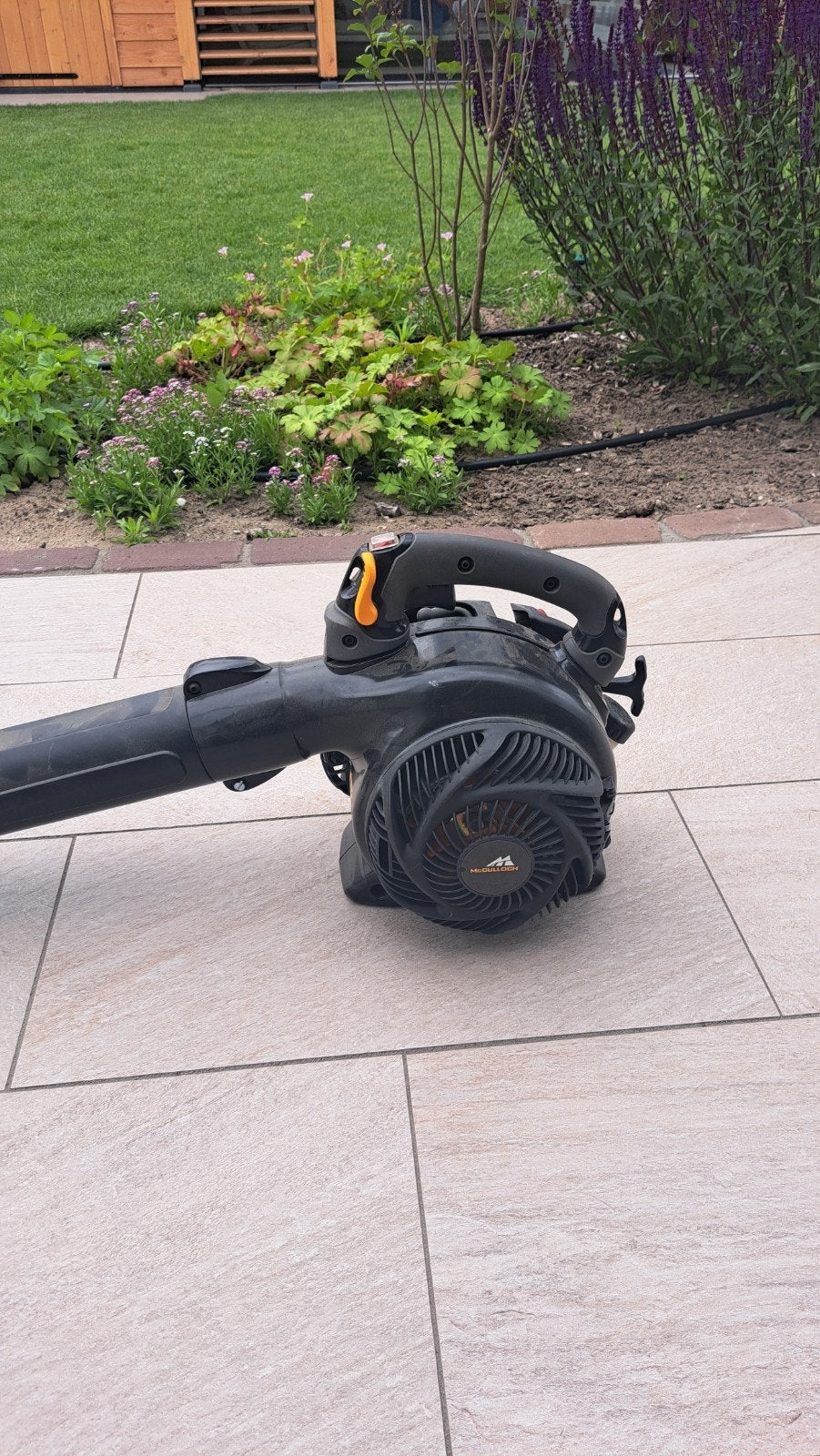 McCulloch GBV 345 Bladblazer - Slechts een half uur gebruikt, Tuin en Terras, Bladblazers, Ophalen of Verzenden