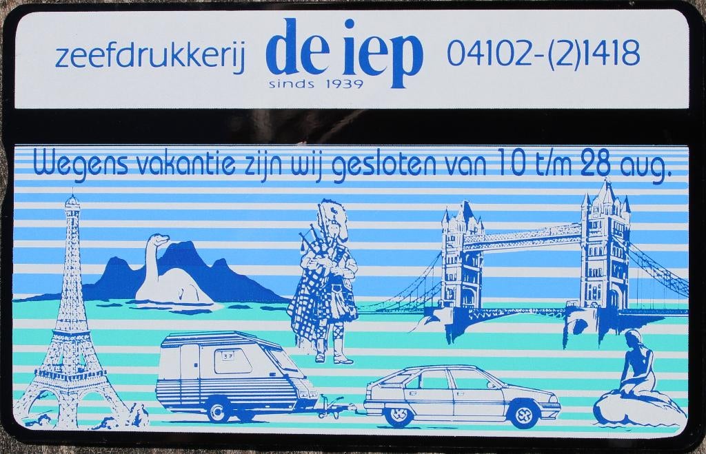 Vakantie 1992 De Iep, Ophalen of Verzenden