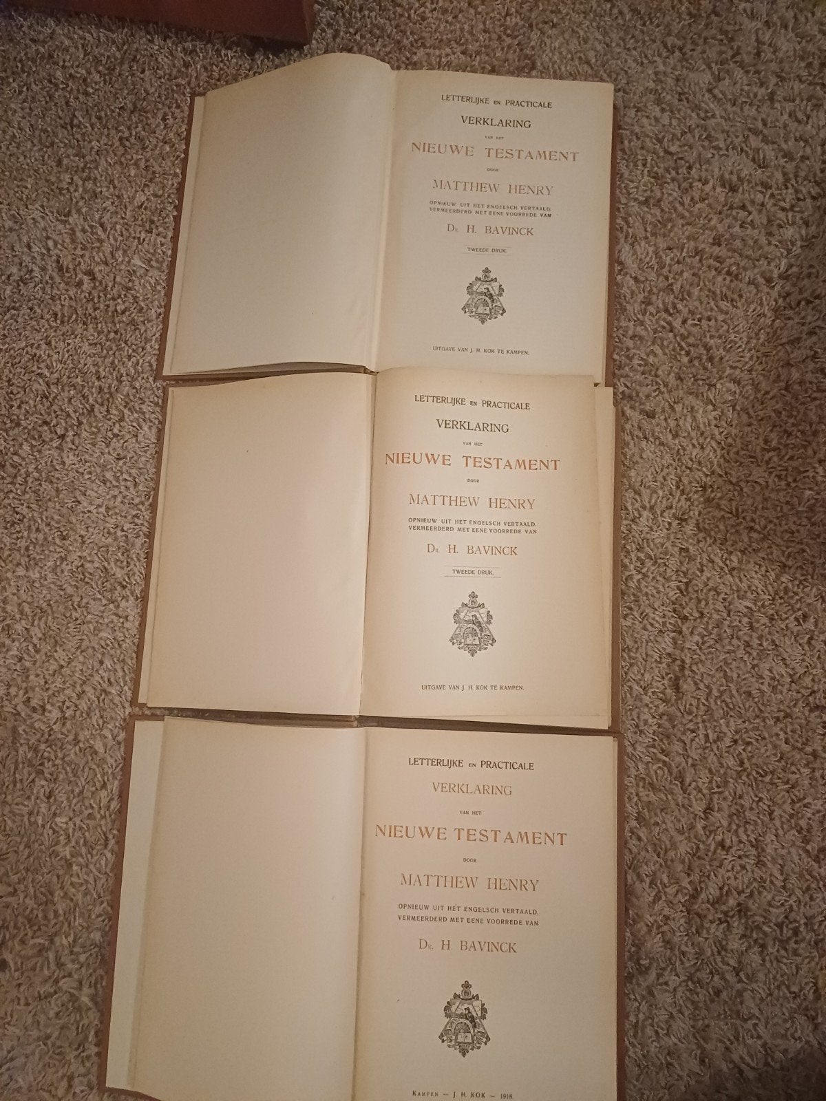 Complete verklaring NT Matthew Henry, Ophalen, Matthew Henry, D.H. Bavinck