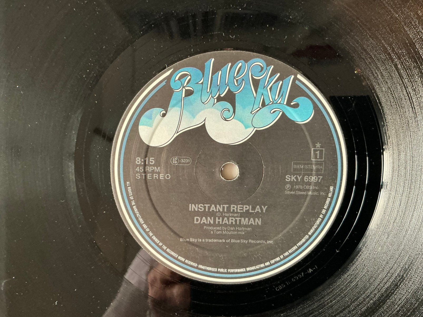 Dan Hartman – instant replay 12” disco, Gebruikt, Ophalen of Verzenden, Disco, 12 inch