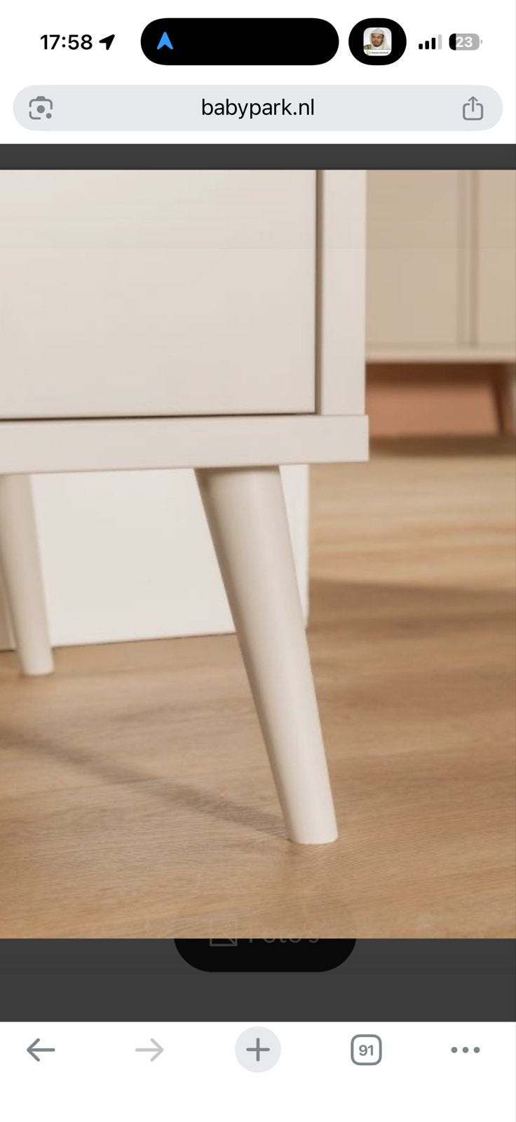 4 Poten Oatmeal voor Europe Baby Sterre Babybed, Ophalen, Nieuw, Minder dan 140 cm, Minder dan 70 cm