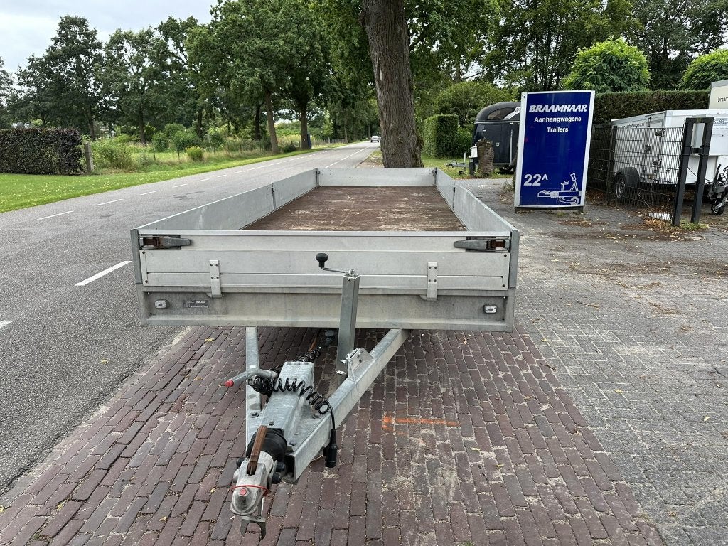 Hulco Medax-3 Tridem plateauwagen 3,5T 611x203cm 4.750,- ex, Gebruikt
