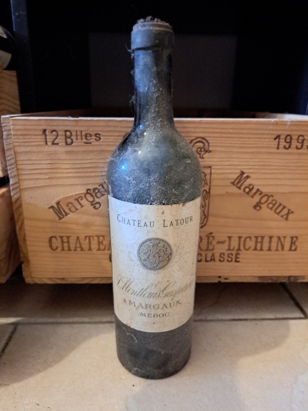 chateau latour margaux heel oud., Ophalen of Verzenden, Gebruikt, Frankrijk, Overige typen