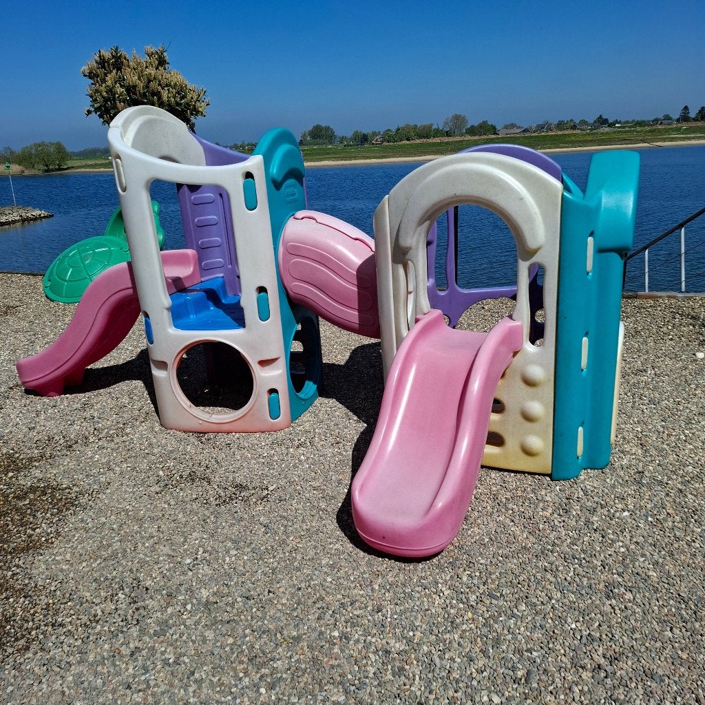 little tikes groot speeltoestel met 2 glijbanen, Ophalen, Gebruikt, Overige typen