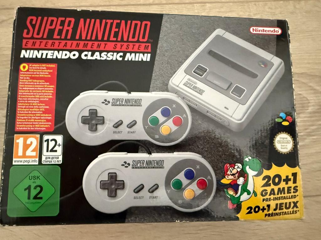 Classic Mini: Super Entertainment System snes super nintendo, Spelcomputers en Games, Spelcomputers | Nintendo Super NES, Ophalen of Verzenden