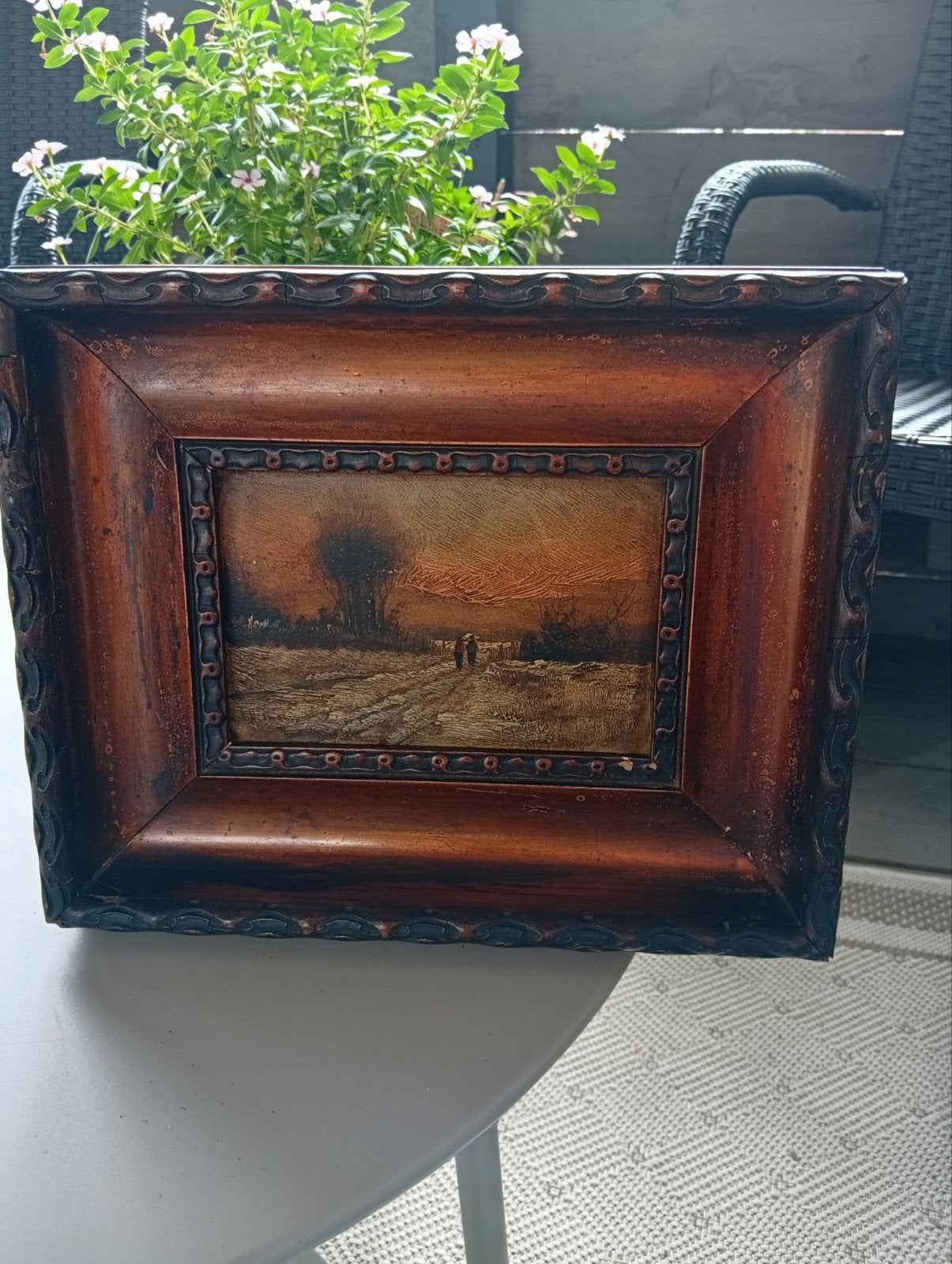 mooi Klijn schilderij van h hermans, Ophalen of Verzenden