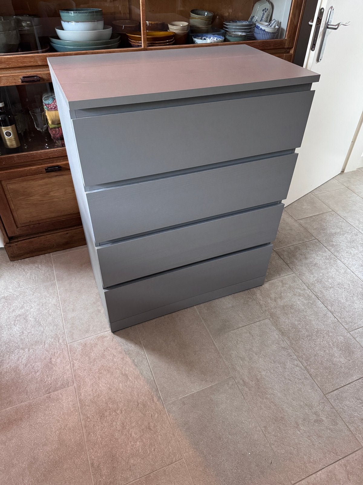 Malm ladekast met 4 lades Ikea, Ophalen, Gebruikt, 100 tot 150 cm, 50 tot 100 cm