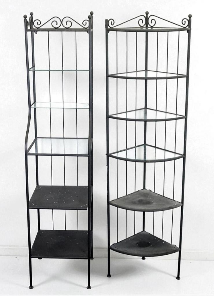 2 Ikea Rönnskar metal/glas, Huis en Inrichting, Ophalen, Gebruikt