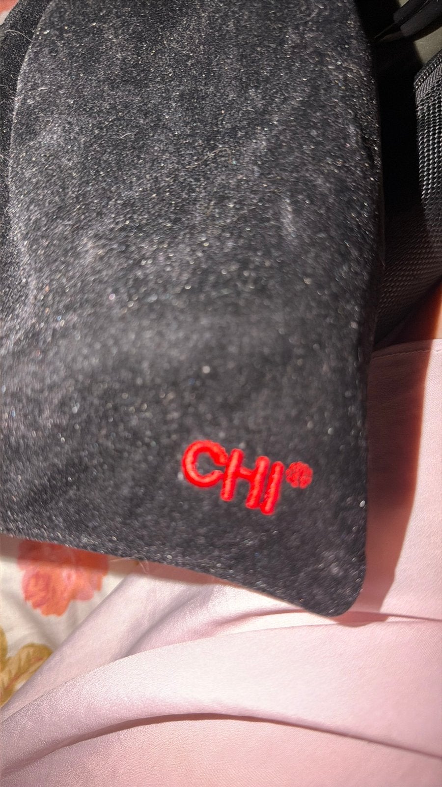 Chi keramische stijltang compleet met tas zgan €199,99, Ophalen of Verzenden, Zo goed als nieuw, Krultang of Stijltang