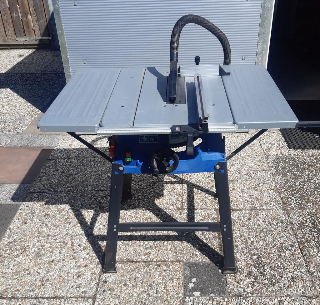 Cirkel zaagtafel Scheppach. In goed werkende staat, Doe-het-zelf en Verbouw, Gereedschap | Zaagmachines, Ophalen, Gebruikt, Cirkelzaag