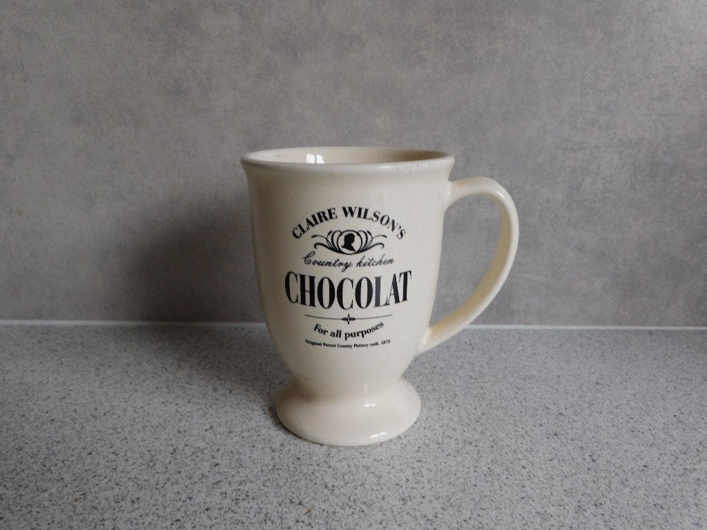 Mok Chocolat Claire Wilson, Huis en Inrichting, Overige merken, Landelijk/Boerenbont, Zo goed als nieuw, Aardewerk